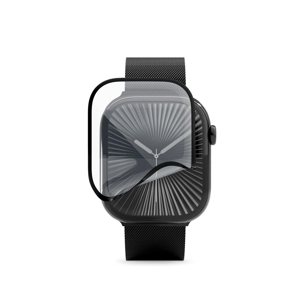 Apple Watch 11 / 10 (46mm) Epico 3D+ Flexiglass m. Installasjonsramme v:4725876 Apple Watch 11 / 10 (46mm) Epico 3D+ Flexiglass m. Installasjonsramme v:4725876