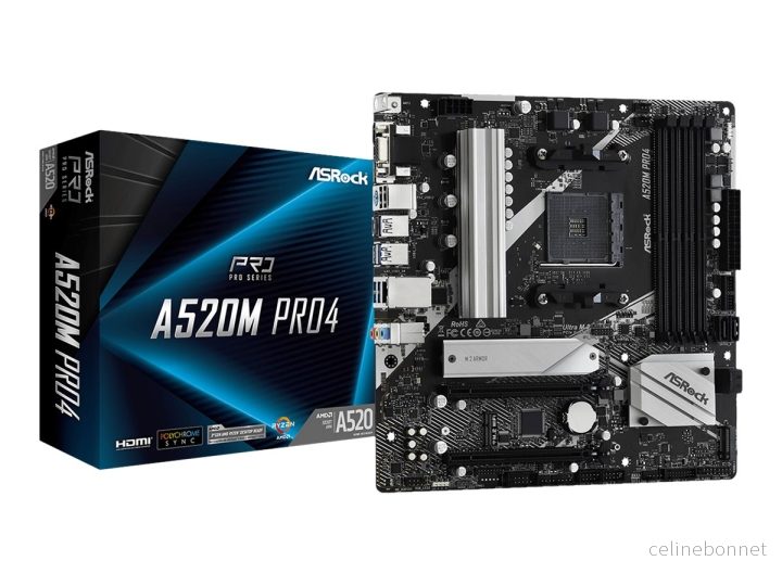 ASROCK A520M Pro4 Micro-ATX AM4 AMD A520 v:5380731