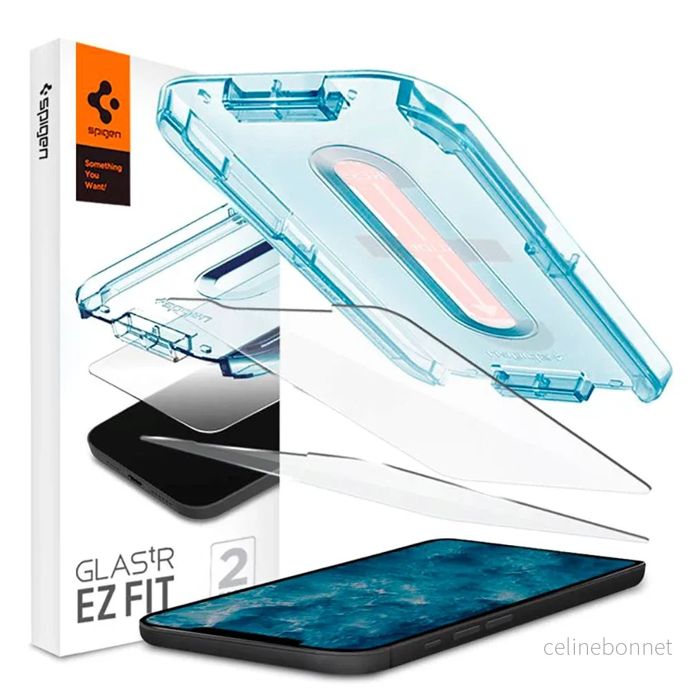 iPhone 12 / 12 Pro Spigen EZ Fit Glas.tR Skjermbeskytter 2. Stk – Case v:4766341 iPhone 12 / 12 Pro Spigen EZ Fit Glas.tR Skjermbeskytter 2. Stk – Case v:4766341