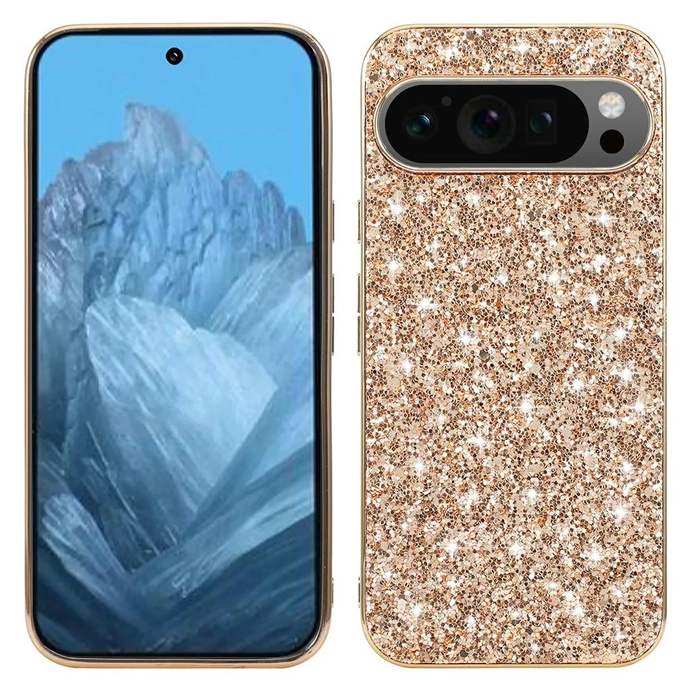 EIDERWOOD Google Pixel 10 Pro XL Glitter Deksel – Gull v:2421754