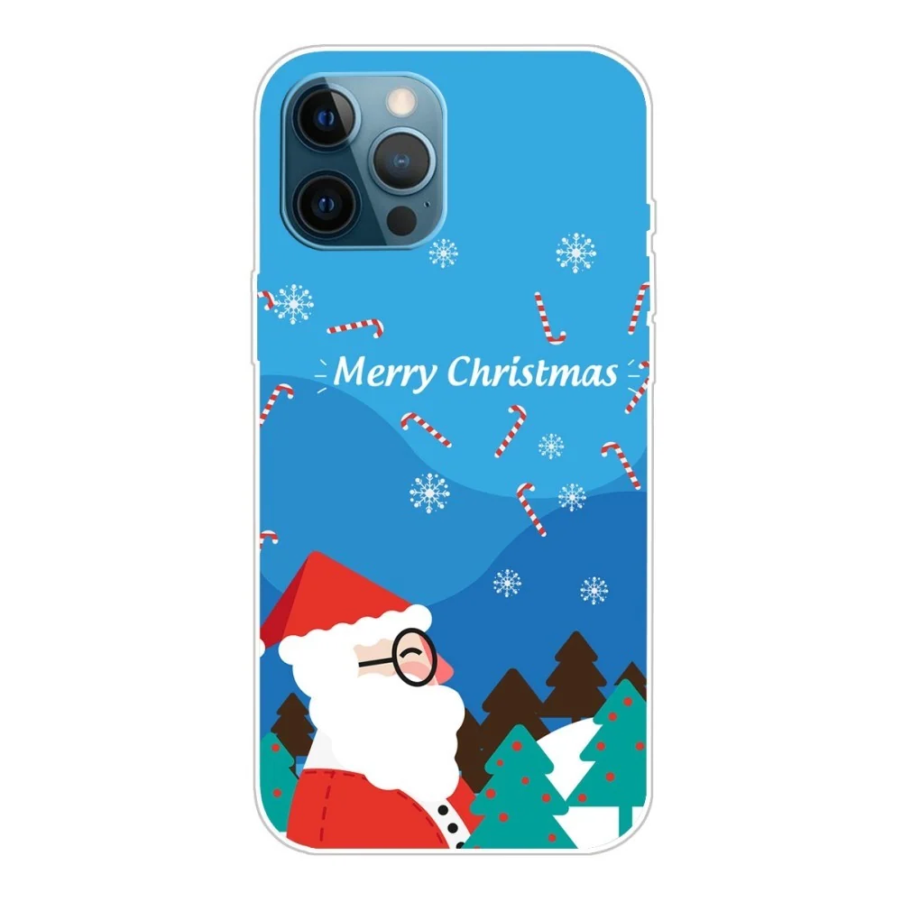 iPhone 14 Pro TPU Plast Jul Deksel – Julenissen m. Briller v:2455356 iPhone 14 Pro TPU Plast Jul Deksel – Julenissen m. Briller v:2455356