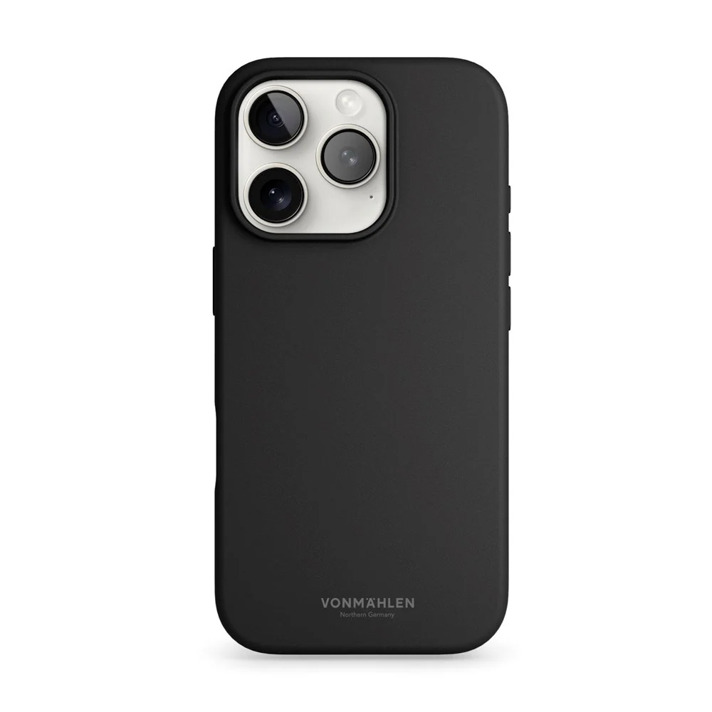 Vonmählen iPhone 16 Pro Eco Silikon Deksel – MagSafe Kompatibel – Blac v:4611571
