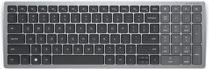 Dell Compact Multi-Device Wireless Keyboard KB740 – trådløst tastatur, grått v:5785781 Dell Compact Multi-Device Wireless Keyboard KB740 – trådløst tastatur, grått v:5785781