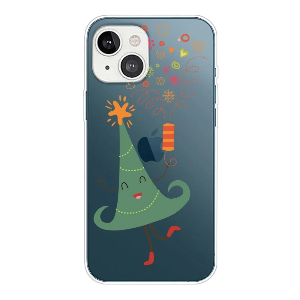iPhone 13 Plast Jul Deksel – Gjennomsiktig – Dansende juletre v:5449233 iPhone 13 Plast Jul Deksel – Gjennomsiktig – Dansende juletre v:5449233