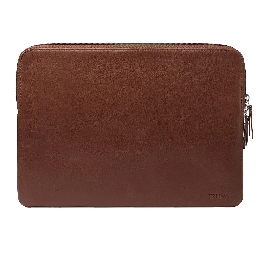Trunk Ekte Skinn Sleeve til Macbook 13" (32 x 23 x 2 cm) – Brown v:9653941 Trunk Ekte Skinn Sleeve til Macbook 13" (32 x 23 x 2 cm) – Brown v:9653941