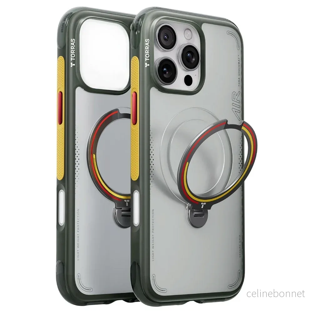 iPhone 16 Pro TORRAS Ostand Q3 Air Deksel med 360° Støtte – MagSafe Ko v:8531257 iPhone 16 Pro TORRAS Ostand Q3 Air Deksel med 360° Støtte – MagSafe Ko v:8531257