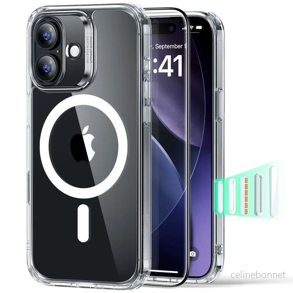 iPhone 17 ESR Classic Hybrid Set m. Bak Deksel & Herdet Skjermbeskytte v:575306 iPhone 17 ESR Classic Hybrid Set m. Bak Deksel & Herdet Skjermbeskytte v:575306