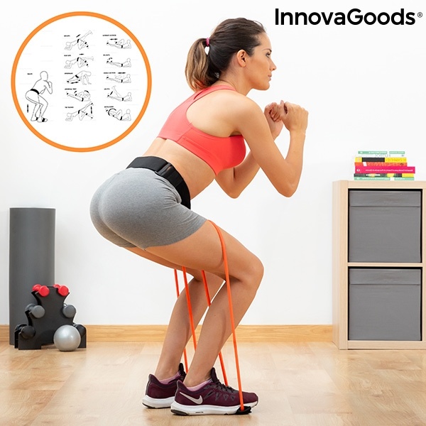 Bootrainer – Belte med motstandsbånd for setemusklene + treningsveiledning v:9937276 Bootrainer – Belte med motstandsbånd for setemusklene + treningsveiledning v:9937276