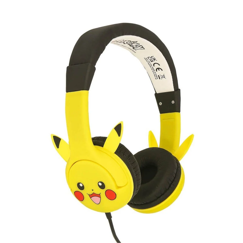 Pikachu OTL On-Ear Hodetelefoner for Barn med 3D-Ører – Maks. 85dB – G v:7738826 Pikachu OTL On-Ear Hodetelefoner for Barn med 3D-Ører – Maks. 85dB – G v:7738826
