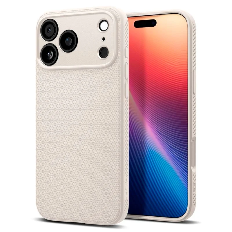 iPhone 17 Pro Spigen Liquid Air Deksel – Beige v:8481306 iPhone 17 Pro Spigen Liquid Air Deksel – Beige v:8481306