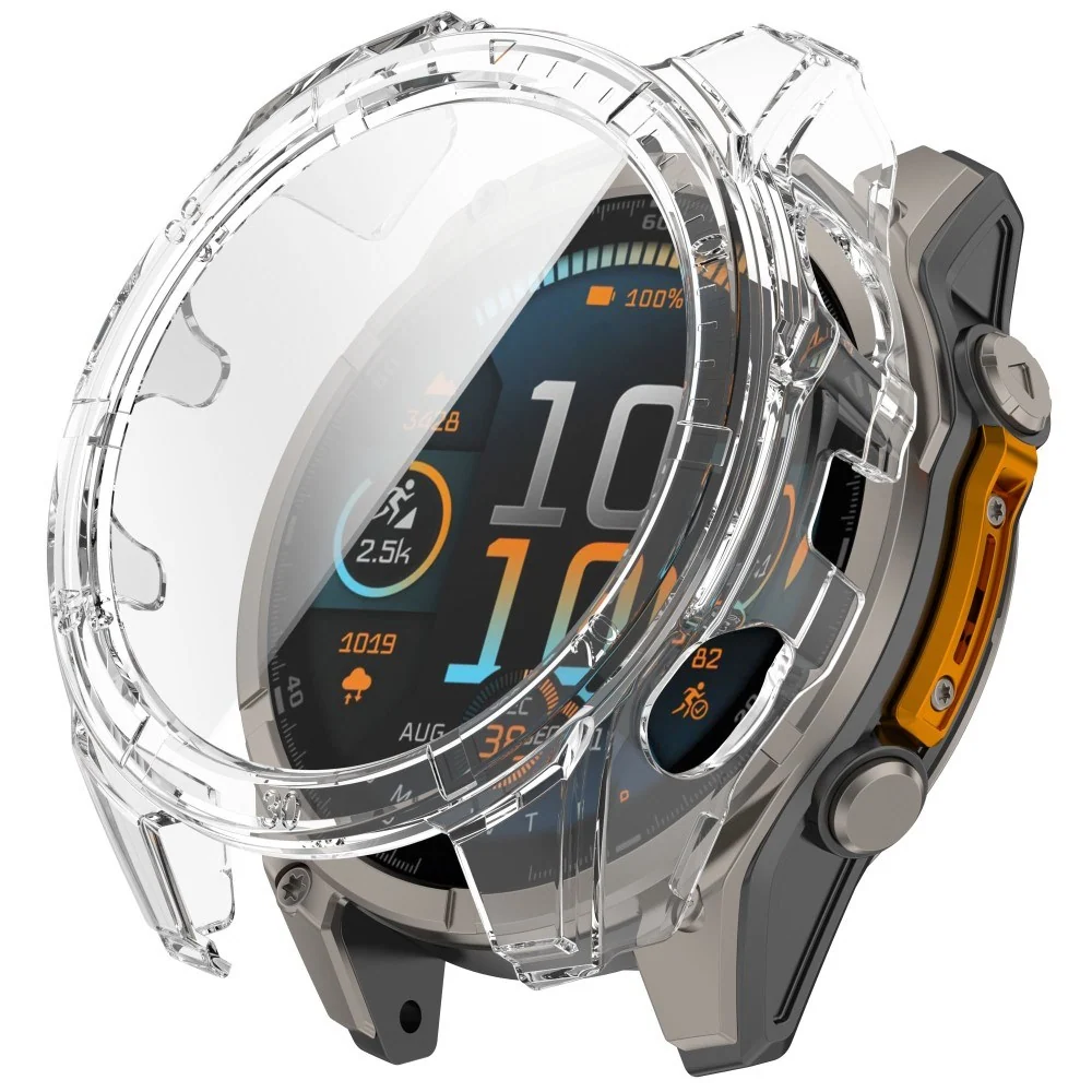 Garmin Tactix 8 AMOLED (47mm) Hardt Plast Deksel m. Beskyttelsesglass v:8707468 Garmin Tactix 8 AMOLED (47mm) Hardt Plast Deksel m. Beskyttelsesglass v:8707468