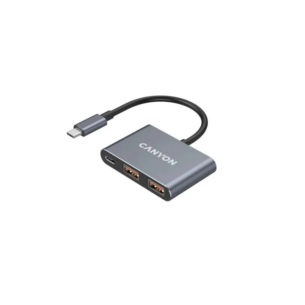 Canyon DS3 3-i-1 USB-C Hub – Grå v:4434504