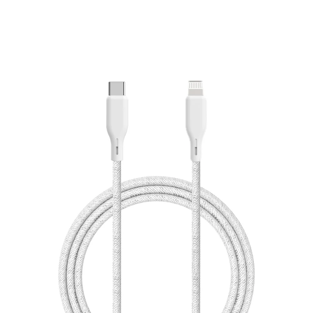 ËSSENTIALS by Upström 27W USB-C til MFI Lightning Kabel 2.5m – Hvit v:5591899
