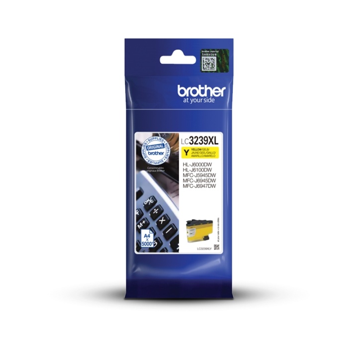 Brother LC-3239XLY blekkpatroner 1 stk Original blekkpatroner med høy (XL) kapasitet Gul v:9710963