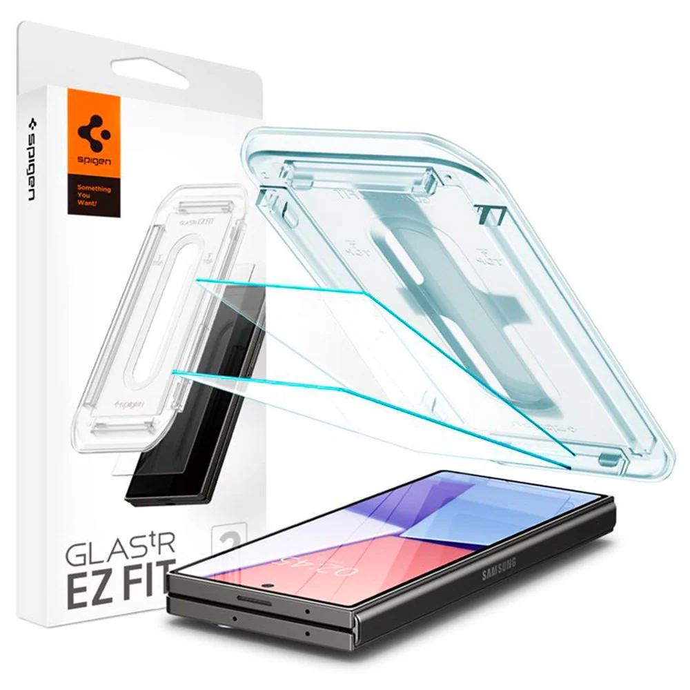 Spigen Samsung Galaxy Z Fold6 EZ Fit Glas.tR Skjermbeskytter – 2 stk. v:5451171