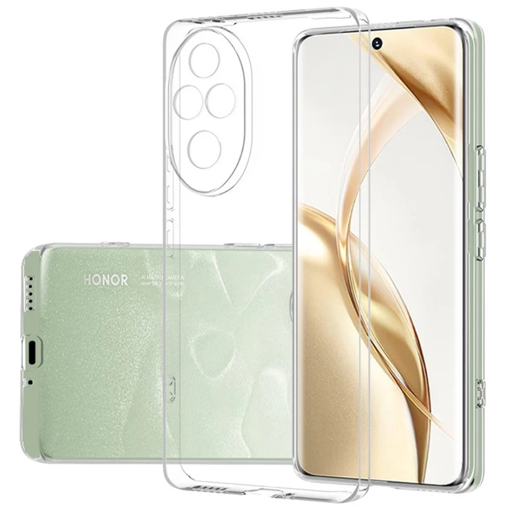 EIDERWOOD Honor 200 Pro (5G) Fleksibelt Plast Deksel – Gjennomsiktig v:215718