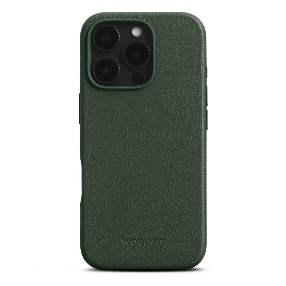 iPhone 16 Pro WOOLNUT Ekte Skinn Deksel – MagSafe Kompatibel – Grønn v:4625373 iPhone 16 Pro WOOLNUT Ekte Skinn Deksel – MagSafe Kompatibel – Grønn v:4625373