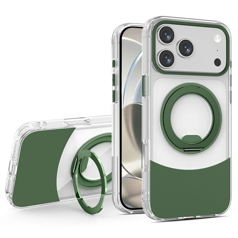 iPhone 17 Pro Max EIDERWOOD Hybrid Deksel med Stativfunksjon - MagSafe v:1272516