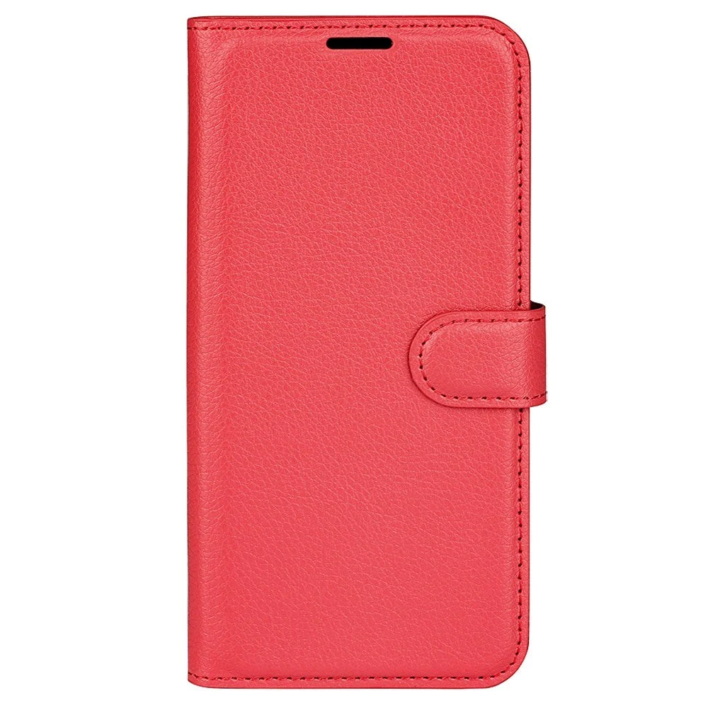 Samsung Galaxy A25 (5G) Litchi Kunstskinn Deksel m. Lommebok – Rød v:712279