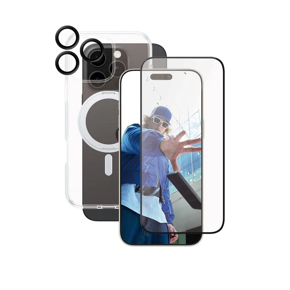 CARE by PanzerGlass iPhone 16 Pro Max 3-i-1 Ceramic Bundle – Gjennomsi v:5591258