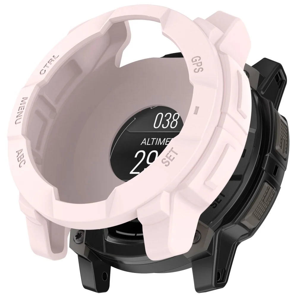 Garmin Instinct 3 AMOLED / Solar (50mm) Bumper Silikon Deksel – Rosa v:2294573 Garmin Instinct 3 AMOLED / Solar (50mm) Bumper Silikon Deksel – Rosa v:2294573