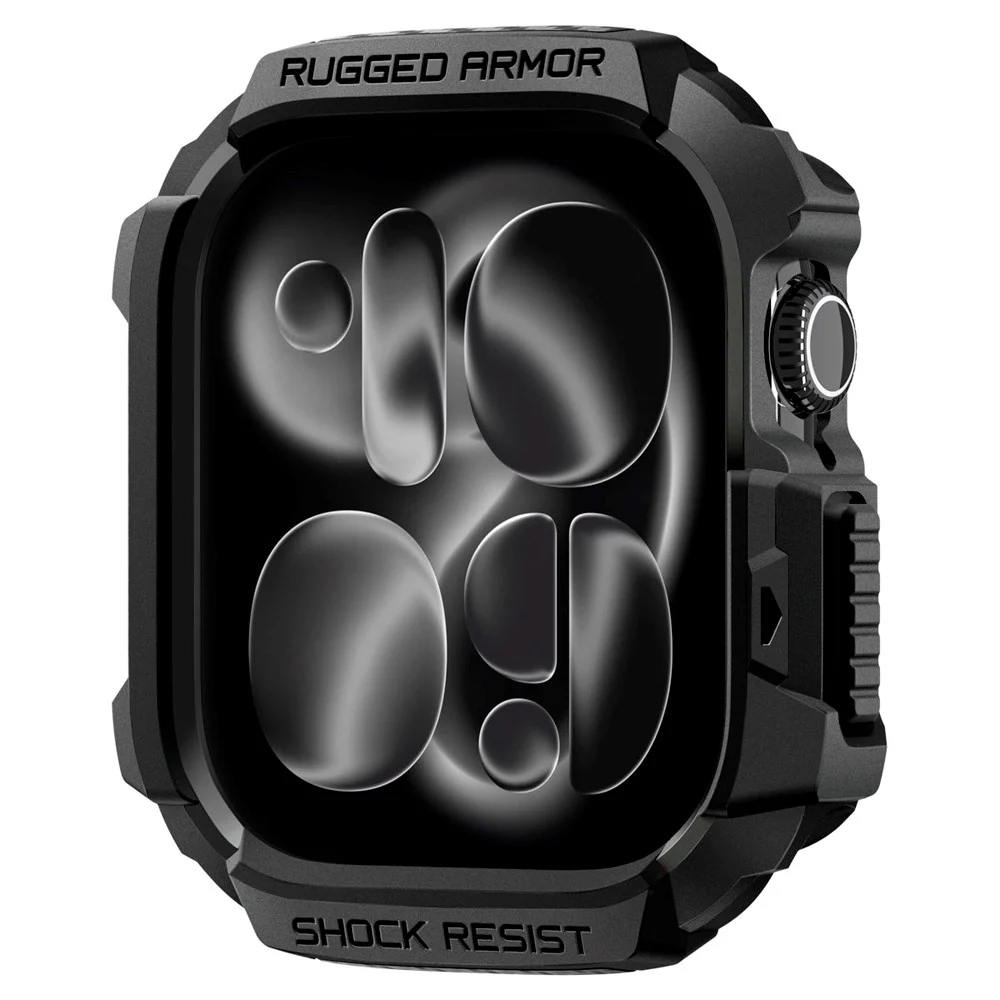 Apple Watch 11 / 10 (42mm) Spigen Rugged Armor 2 Deksel – Svart v:2534916 Apple Watch 11 / 10 (42mm) Spigen Rugged Armor 2 Deksel – Svart v:2534916