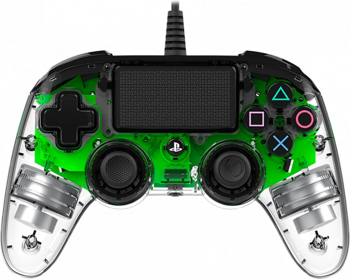 Nacon Kablet, opplyst Compact-kontroll, grønn LED (PS4/PC) v:7831069
