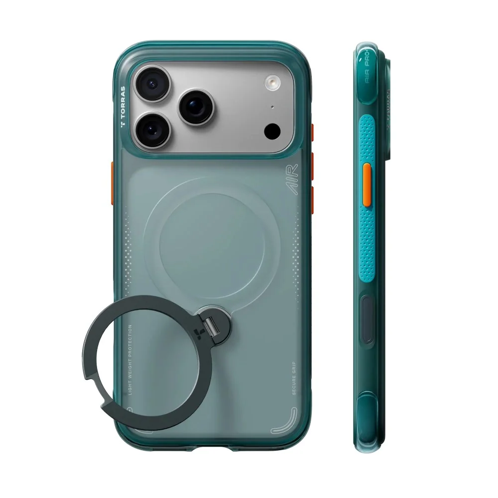 iPhone 18 Pro / 17 Pro TORRAS Ostand Q3 Air Deksel – MagSafe Kompatibe v:3512046