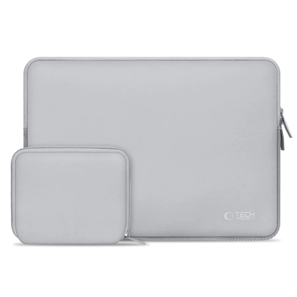 Tech-Protect Neoslim MacBook/Laptop 13-14" Sleeve m. Liten Veske – Grå v:3905207 Tech-Protect Neoslim MacBook/Laptop 13-14" Sleeve m. Liten Veske – Grå v:3905207