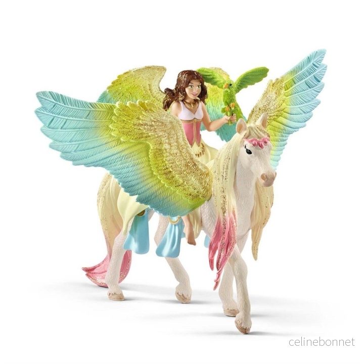Schleich Bayala – Fairy Surah med glitter Pegasus (70566) v:1333323
