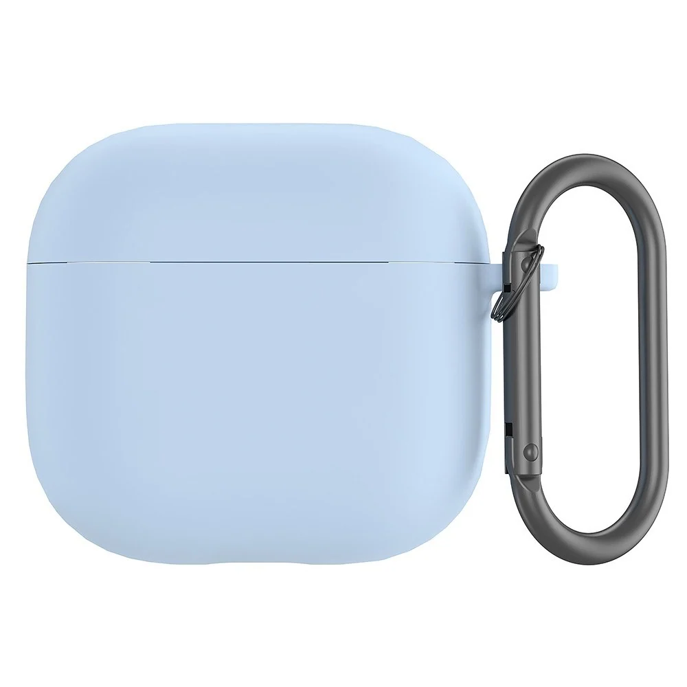 Apple AirPods (5. & 4. Gen.) Silikon Deksel med Karabinkrok – Lyseblå v:1789948 Apple AirPods (5. & 4. Gen.) Silikon Deksel med Karabinkrok – Lyseblå v:1789948