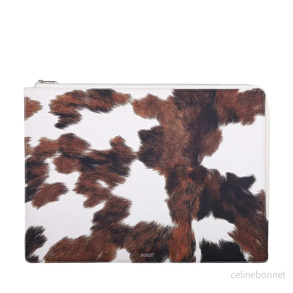 Holdit Sleeve til MacBook / Bærbar PC 14" (34,2 x 24,2 cm) – Cow v:4976930 Holdit Sleeve til MacBook / Bærbar PC 14" (34,2 x 24,2 cm) – Cow v:4976930