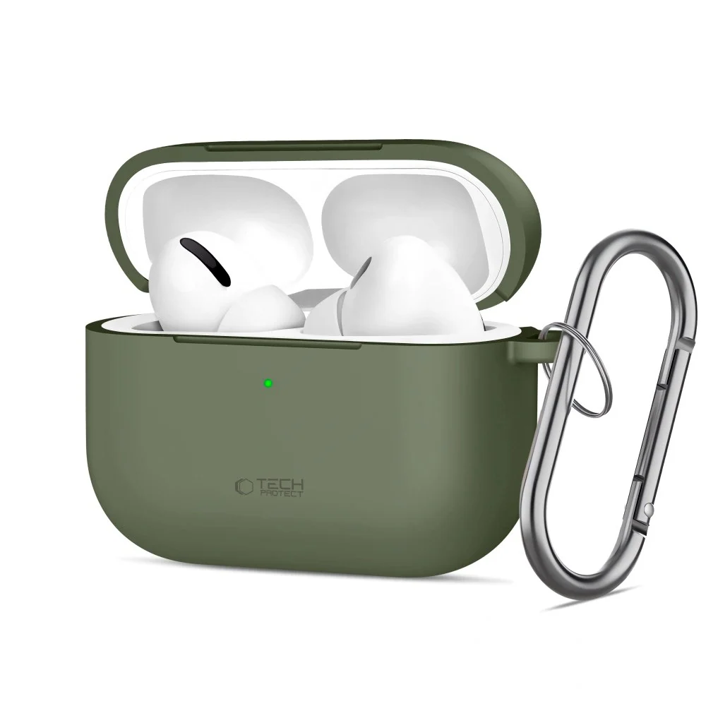 Apple AirPods Pro (3. gen.) Tech-Protect Silicone Hook Deksel – Grønn v:735131
