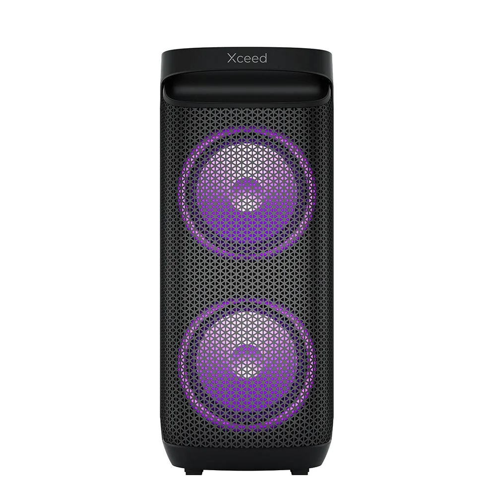 Xceed Sound 10" Bluetooth Høyttaler med Trådløs Mikrofon & Lysshow – s v:360392