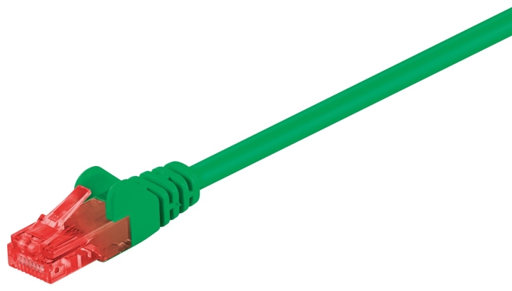 Goobay CAT 6 patchkabel, U/UTP, grønn kobberbelagt aluminium (CCA), 7,5 m v:9928258