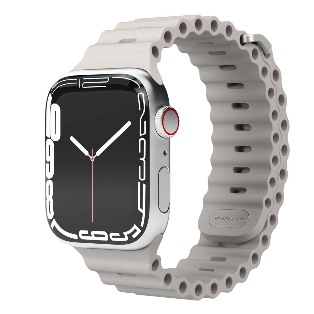 Vonmählen Apple Watch (38/40/SE/41/42mm) Wave Band 2 Resirkulert Silik v:4476737