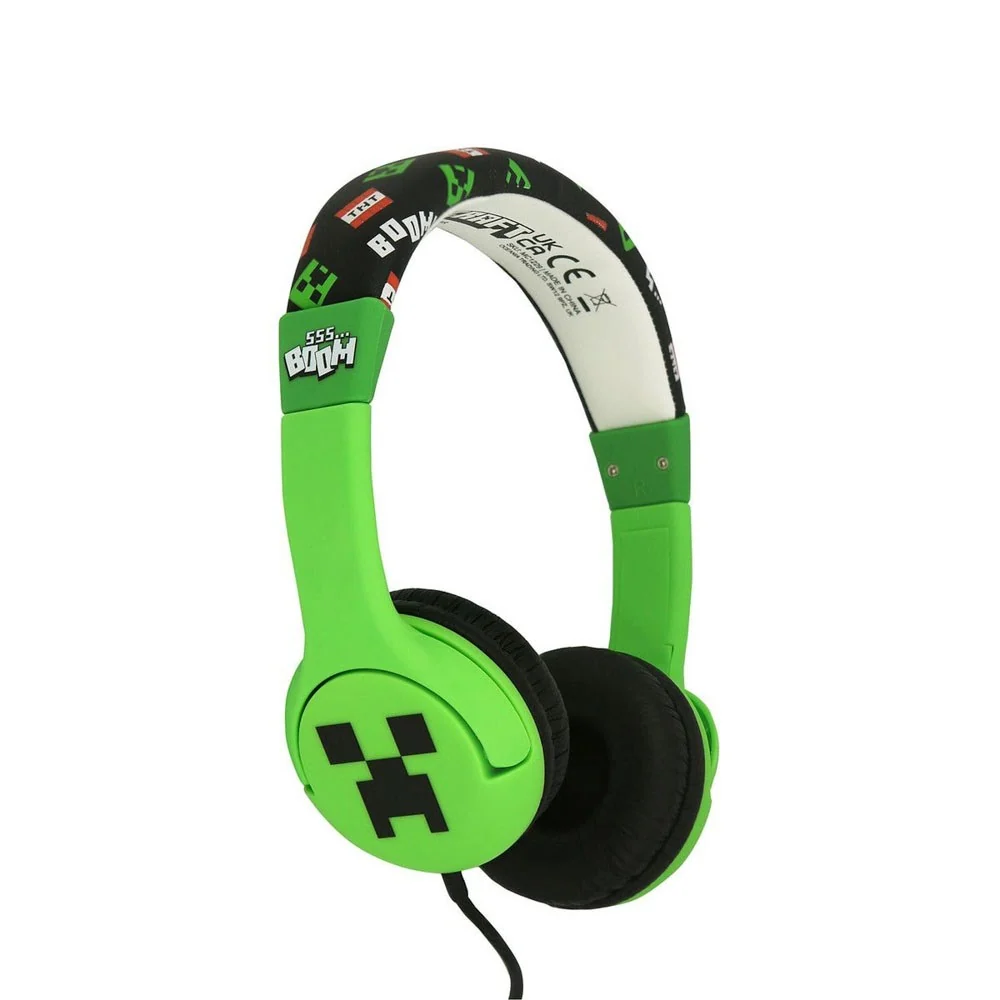 Minecraft OTL On-Ear Hodetelefoner for Barn med Jackplugg – Maks. 85dB v:7274690