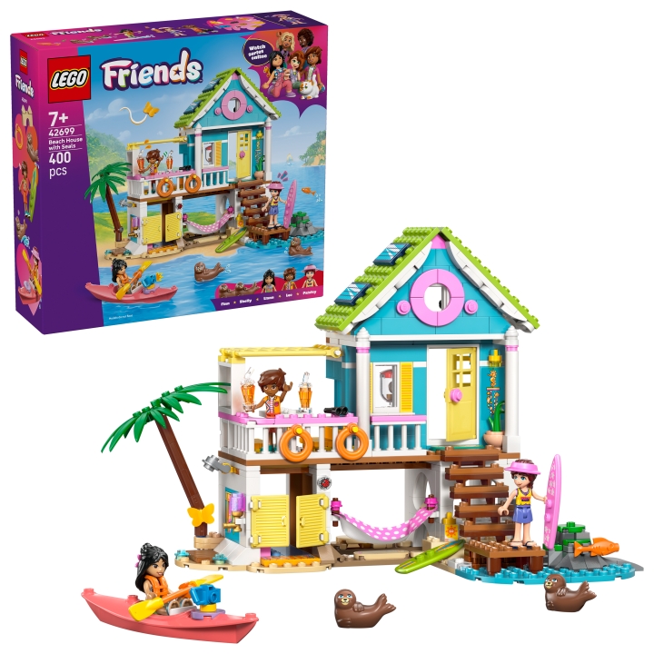 LEGO LEGO Friends – Strandhus med seler (42699) v:7685289