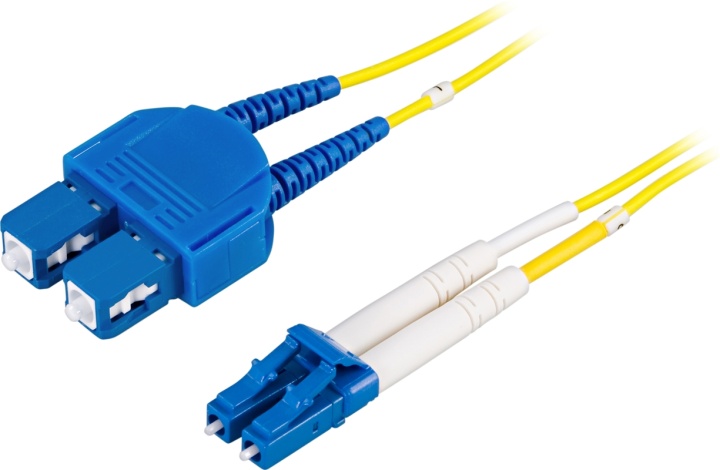 DELTACO fiberkablage, LC - SC, 15 meter (LCSC-15S) v:7750968