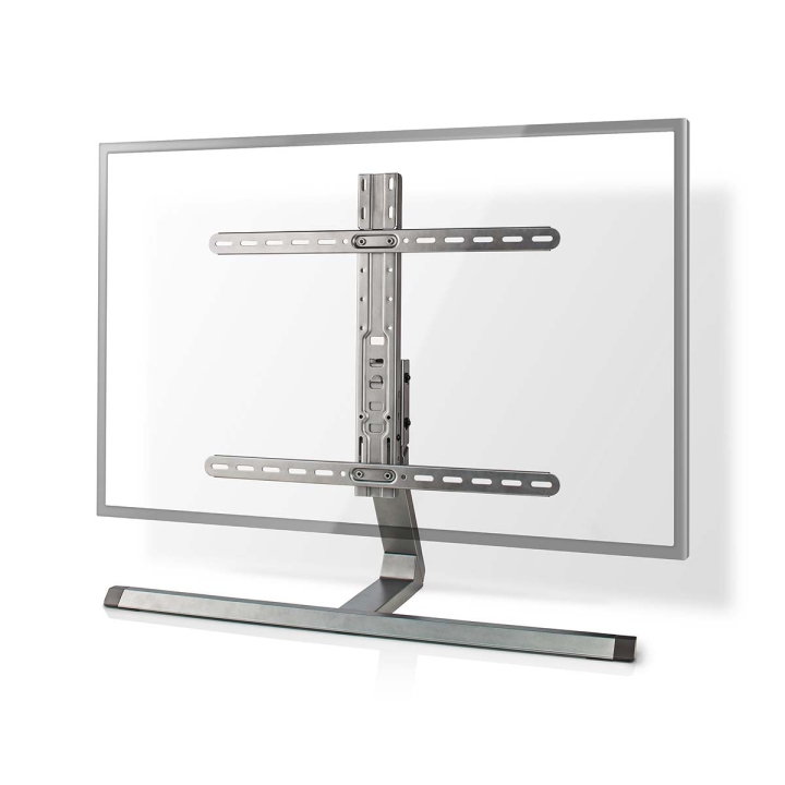 Nedis Full Motion TV Stand | 37 - 75 | Maximum skjerm vekt: 40 kg | Tiltbar | Roterbar | Justerbare forhåndsfikserte høyder | Aluminium / Stål | Grå v:8067710
