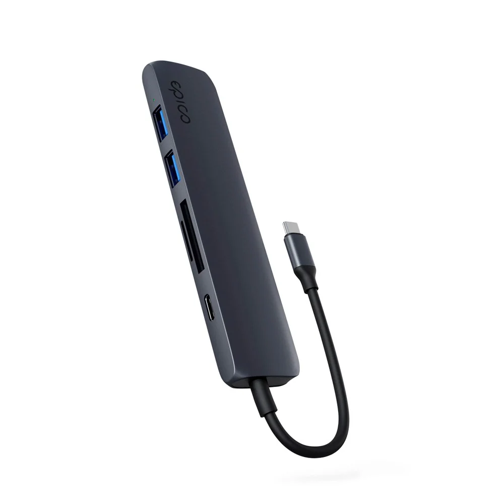 Epico 6-i-1 Aluminium Hub 8K – Midnight v:5310450