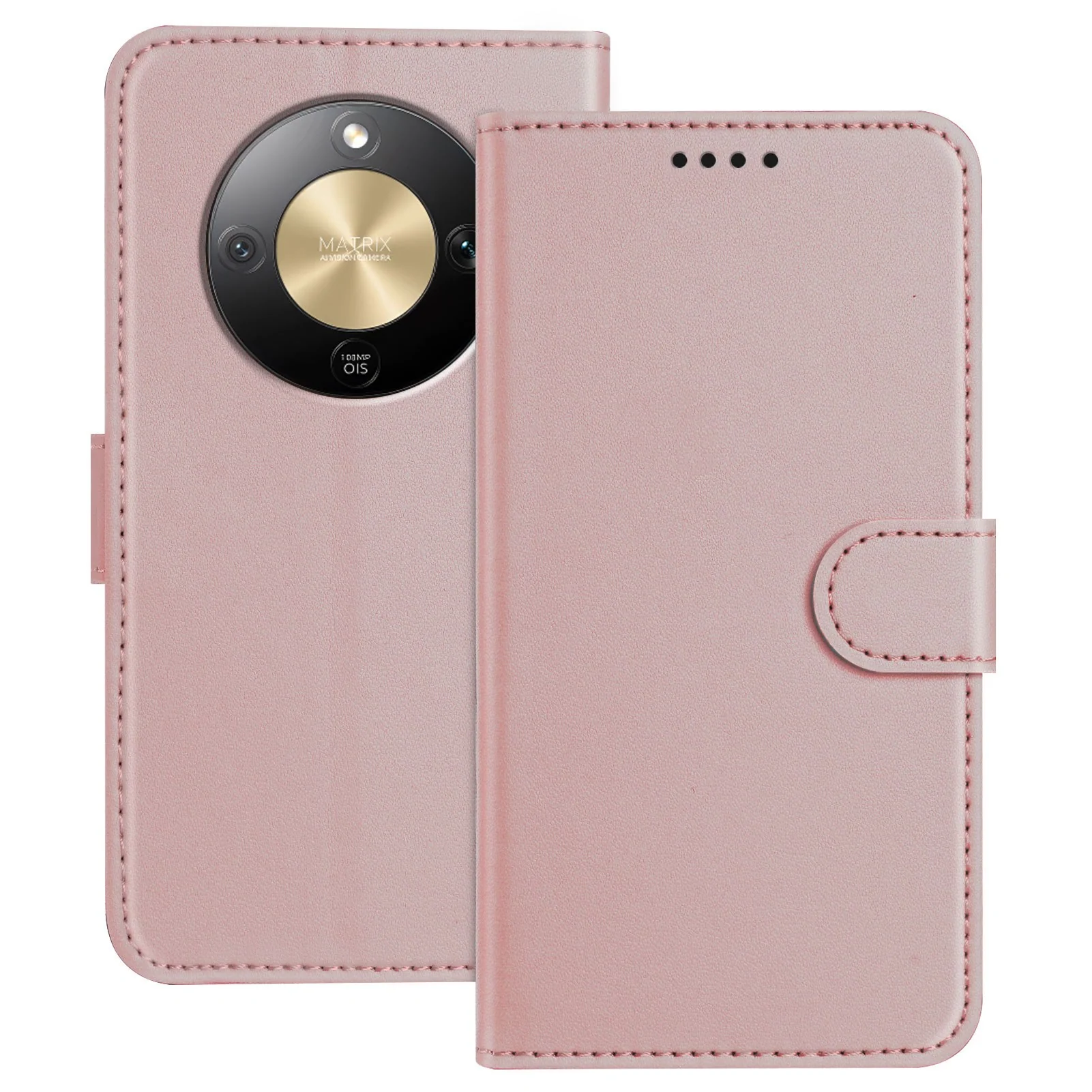 Honor Magic8 Lite EIDERWOOD Kunstskinn Flip Deksel m. Kortlomme & Stat v:5285821