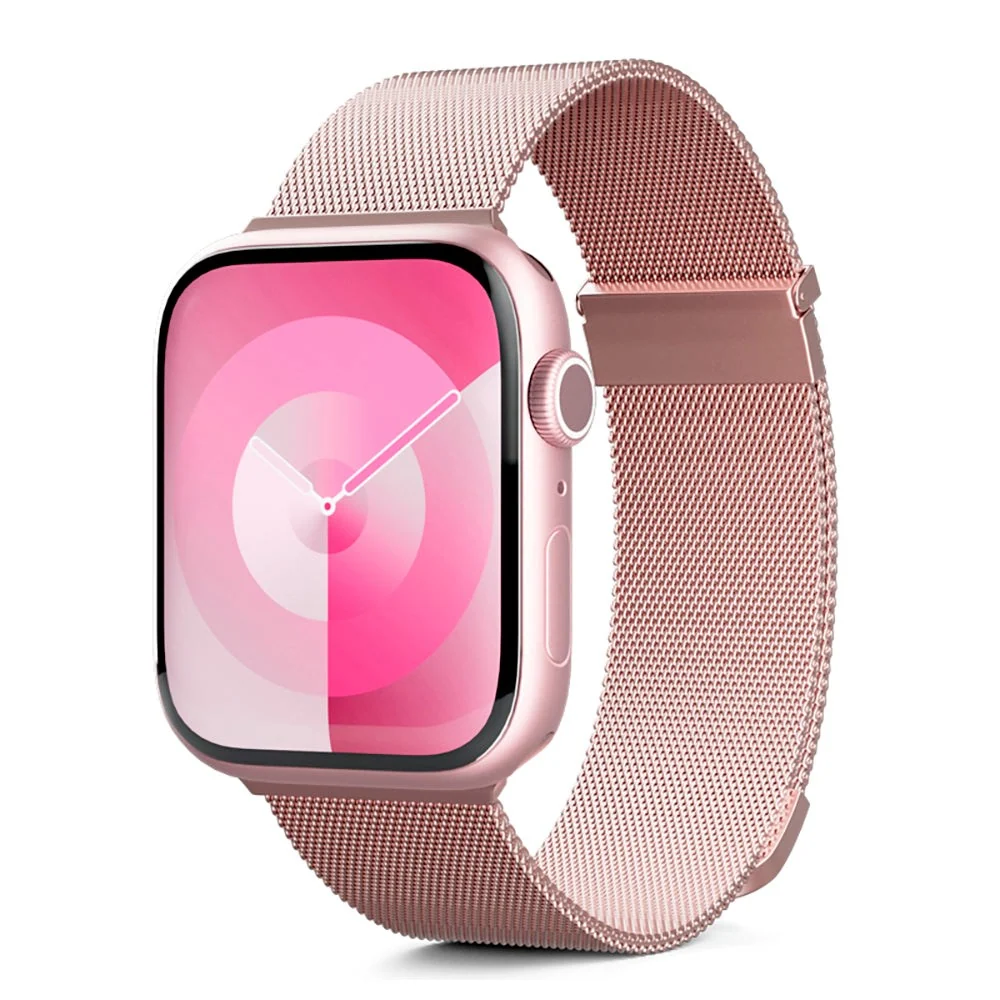 Apple Watch (38/40/SE/41/42mm) Epico Milanese+ (Plus) Rustfri Stål Rem v:9646174 Apple Watch (38/40/SE/41/42mm) Epico Milanese+ (Plus) Rustfri Stål Rem v:9646174