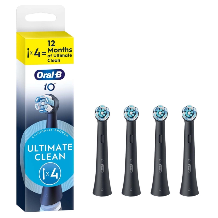 Oral B Borsthuvud iO Ultimate Clean Black 4st v:6217298