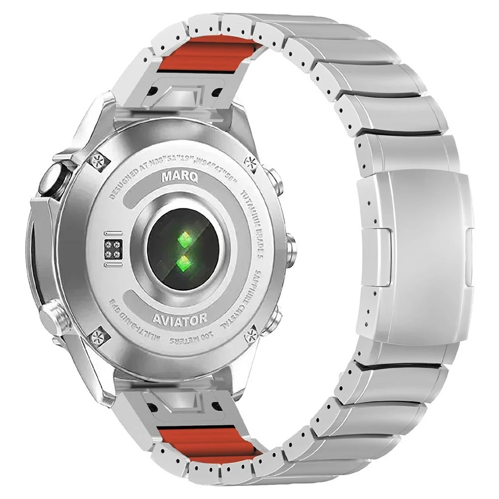 Universal Garmin 26mm QuickFit EIDERWOOD Titanium Reim m. Farget Silik v:5882752 Universal Garmin 26mm QuickFit EIDERWOOD Titanium Reim m. Farget Silik v:5882752