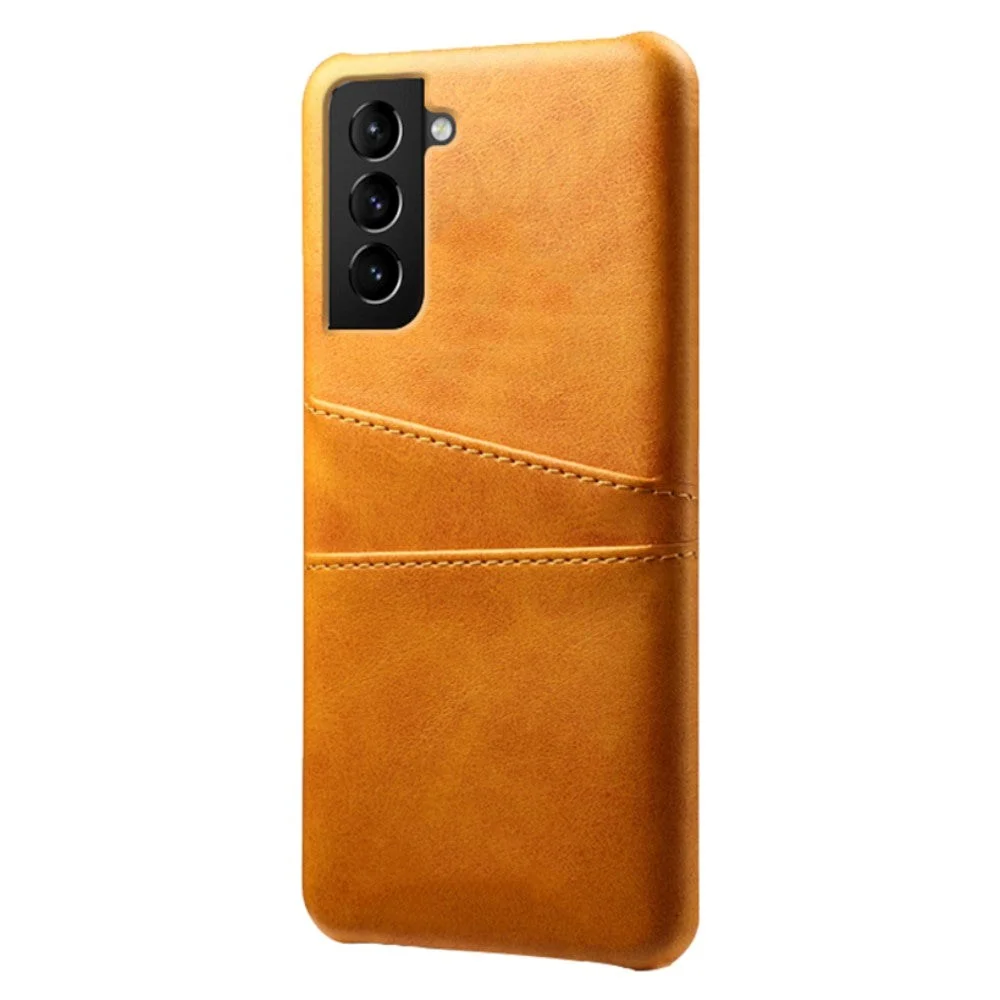 Samsung Galaxy S22 Kunstskinn Bakdeksel Med Kortlommer – Oransje v:6329411 Samsung Galaxy S22 Kunstskinn Bakdeksel Med Kortlommer – Oransje v:6329411