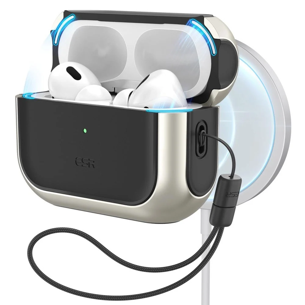 AirPods Pro (1 & 2. gen.) ESR Orbit Hybrid Magnetic Deksel – MagSafe-K v:8802945 AirPods Pro (1 & 2. gen.) ESR Orbit Hybrid Magnetic Deksel – MagSafe-K v:8802945