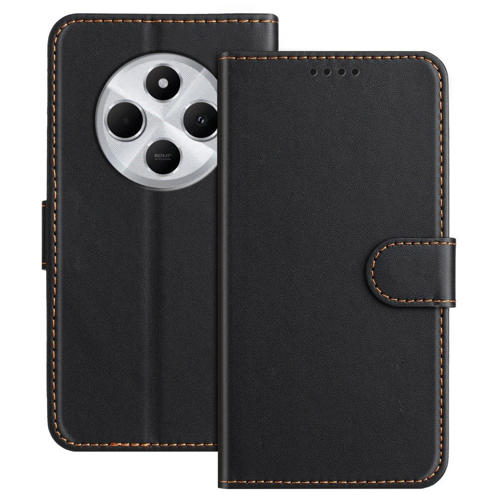 EIDERWOOD Xiaomi Redmi 14C / Poco C75 Kunstskinn Flip Deksel med Stati v:1555800