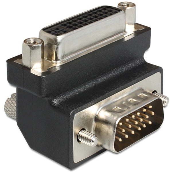 adapter dvi 24+5-pinners hunn til vga 15-pinners hann 90` (65425) v:7787401