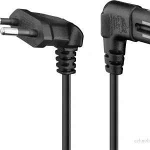 Goobay Euro-tilkoblingskabel, 1,5 m, svart Euro-plugg (type C, CEE 7/16) > apparatkontakt C7 v:2965912
